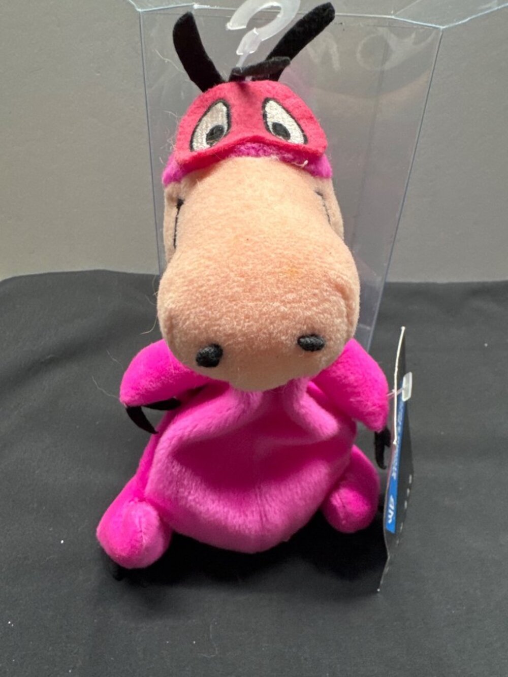 Vintage 1998 Warner Bros. Studio Store Dino Bean Bag Plush The Flintstones Pink